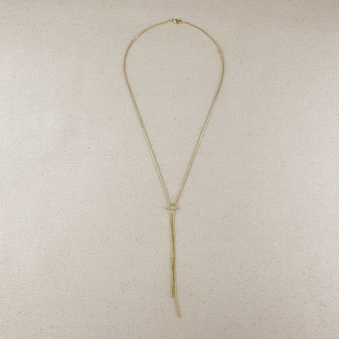 18k Gold Filled Tassel Necklace - Beloved Boutique 