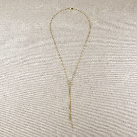 18k Gold Filled Tassel Necklace - Beloved Boutique 