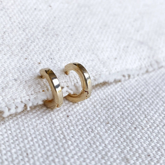 18k Gold Filled 10mm Clicker Hoop Earring GoldFi