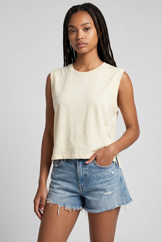 Bryce Slub Top - Beloved Boutique 