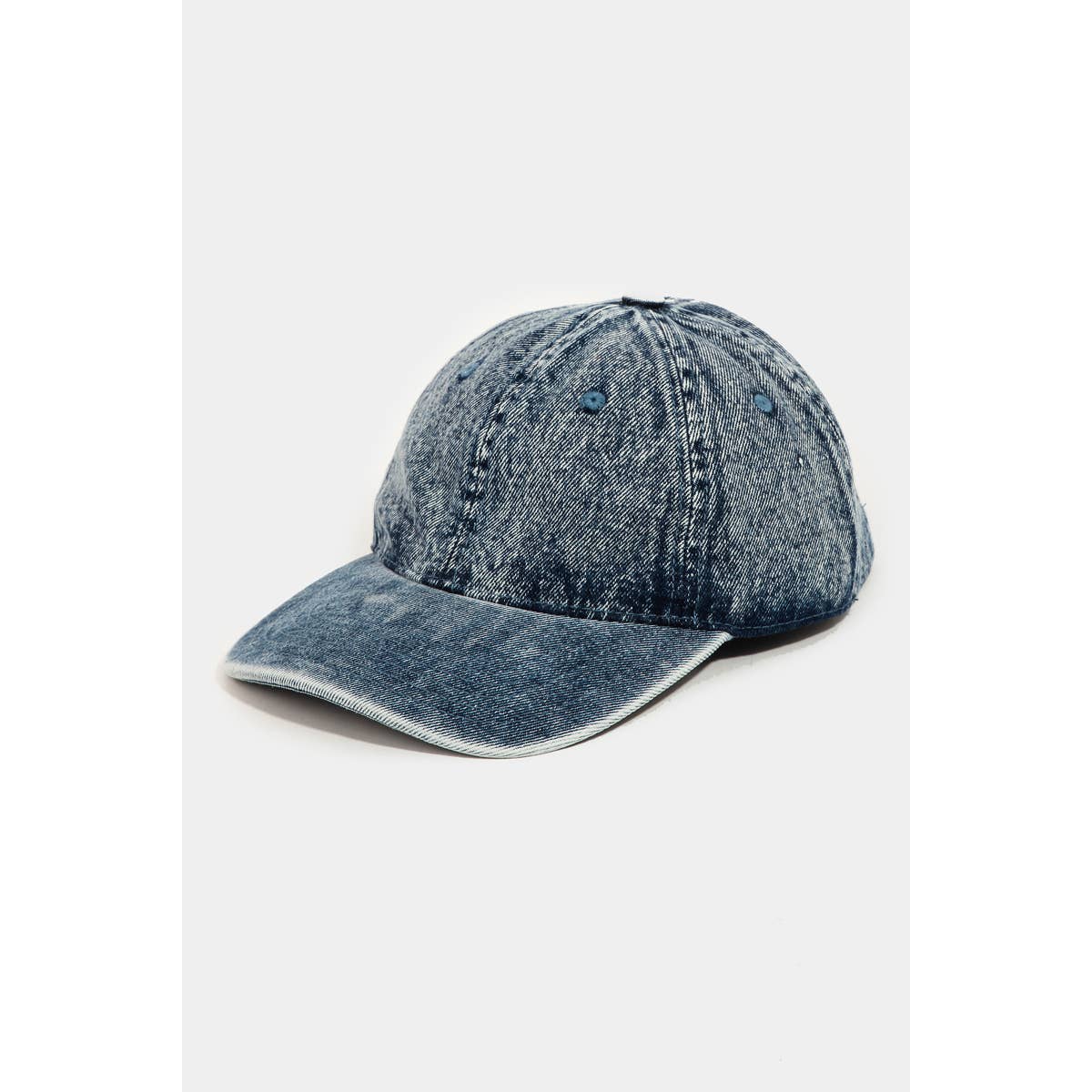 Faded Wash Denim Baseball Cap - Beloved Boutique