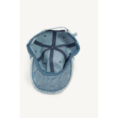 Faded Wash Denim Baseball Cap - Beloved Boutique