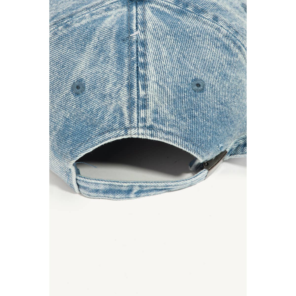 Faded Wash Denim Baseball Cap - Beloved Boutique