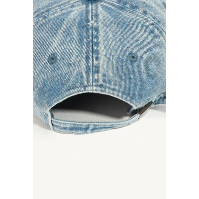 Faded Wash Denim Baseball Cap - Beloved Boutique