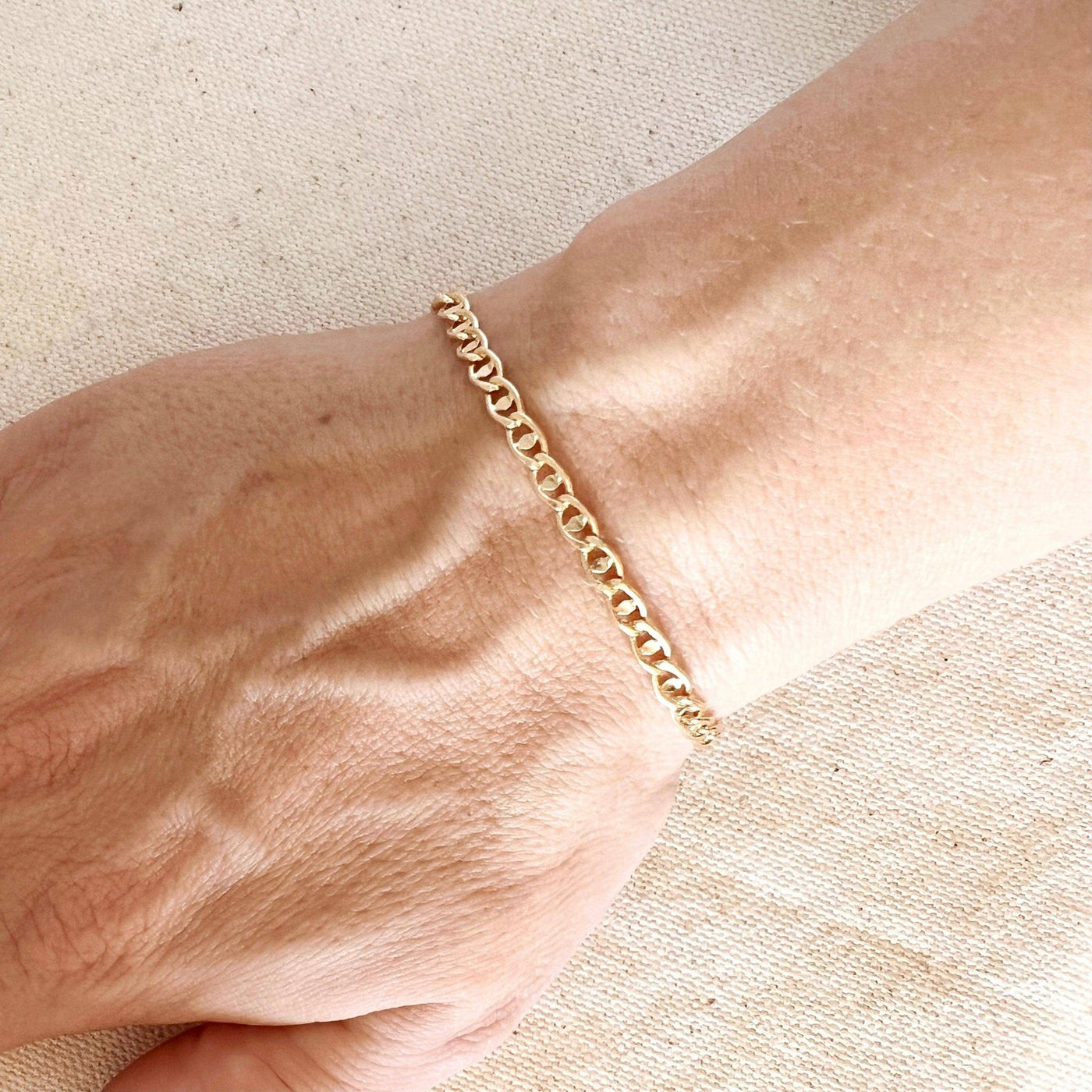 Fancy Mariner 18k Gold Filled Bracelet - Beloved Boutique