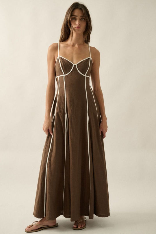 Marney Stripe Maxi Dress - Beloved Boutique 