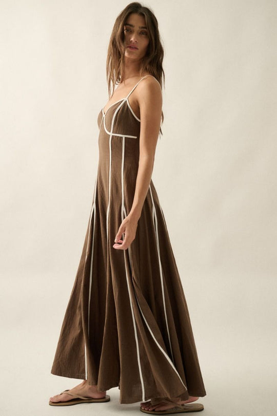 Marney Stripe Maxi Dress - Beloved Boutique 