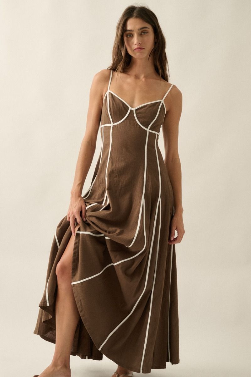 Marney Stripe Maxi Dress - Beloved Boutique 