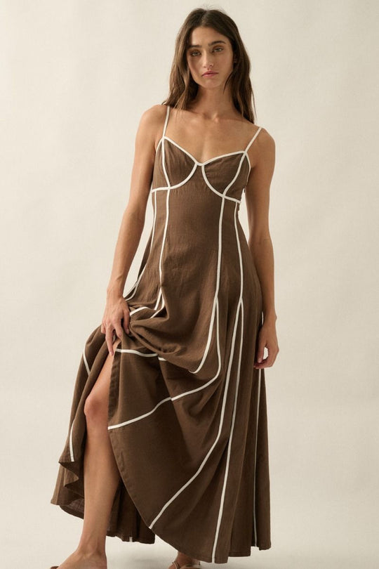 Marney Stripe Maxi Dress - Beloved Boutique 