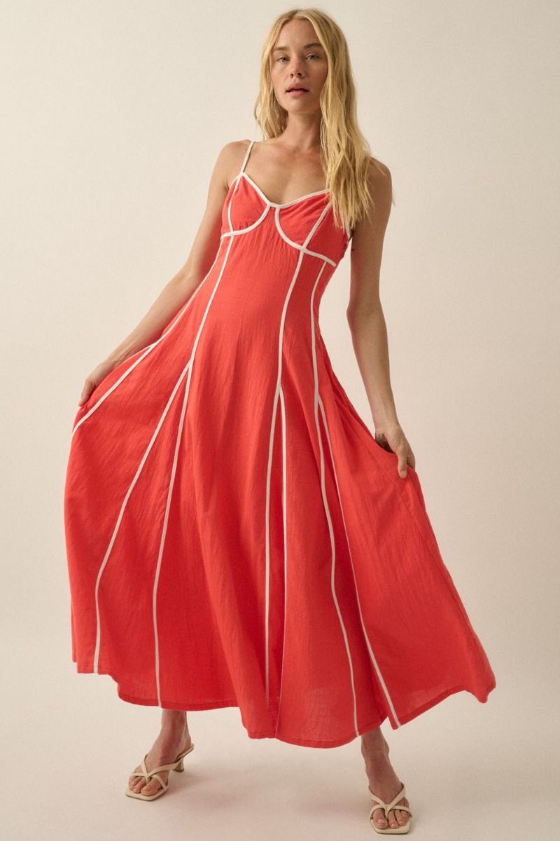 Marney Stripe Maxi Dress - Beloved Boutique 
