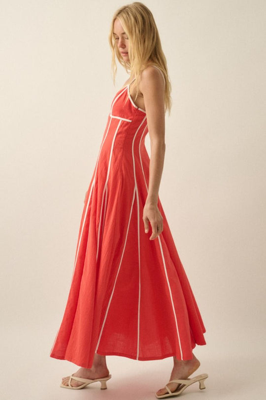 Marney Stripe Maxi Dress - Beloved Boutique 