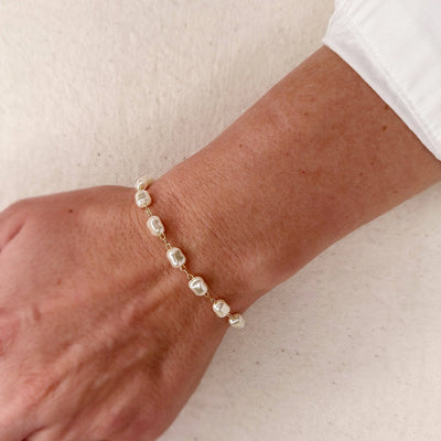 Baroque Pearl Bracelet GoldFi