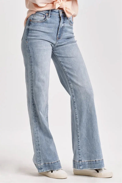 Fiona Wide Leg Denim - Beloved Boutique