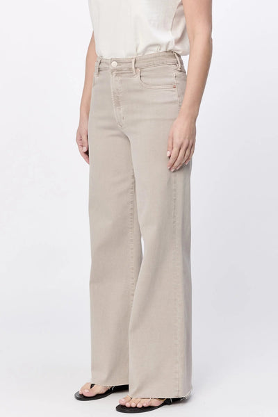 Fiona Wide Leg Jean Stone - Beloved Boutique