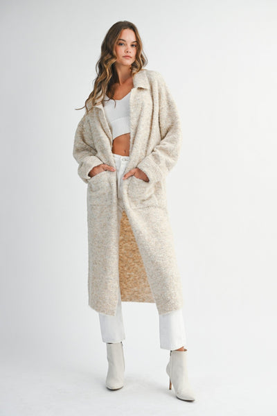 Fire Side Long Cardigan - Beloved Boutique