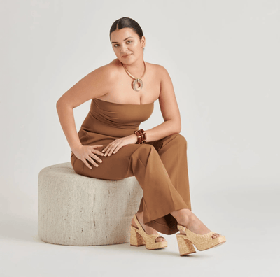 Flores Heels Natural Raffia - Beloved Boutique