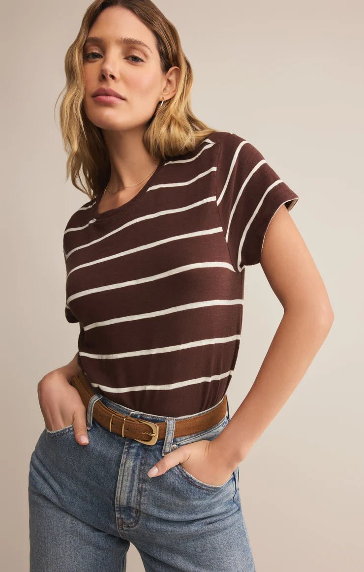 Foundation Stripe Tee - Beloved Boutique
