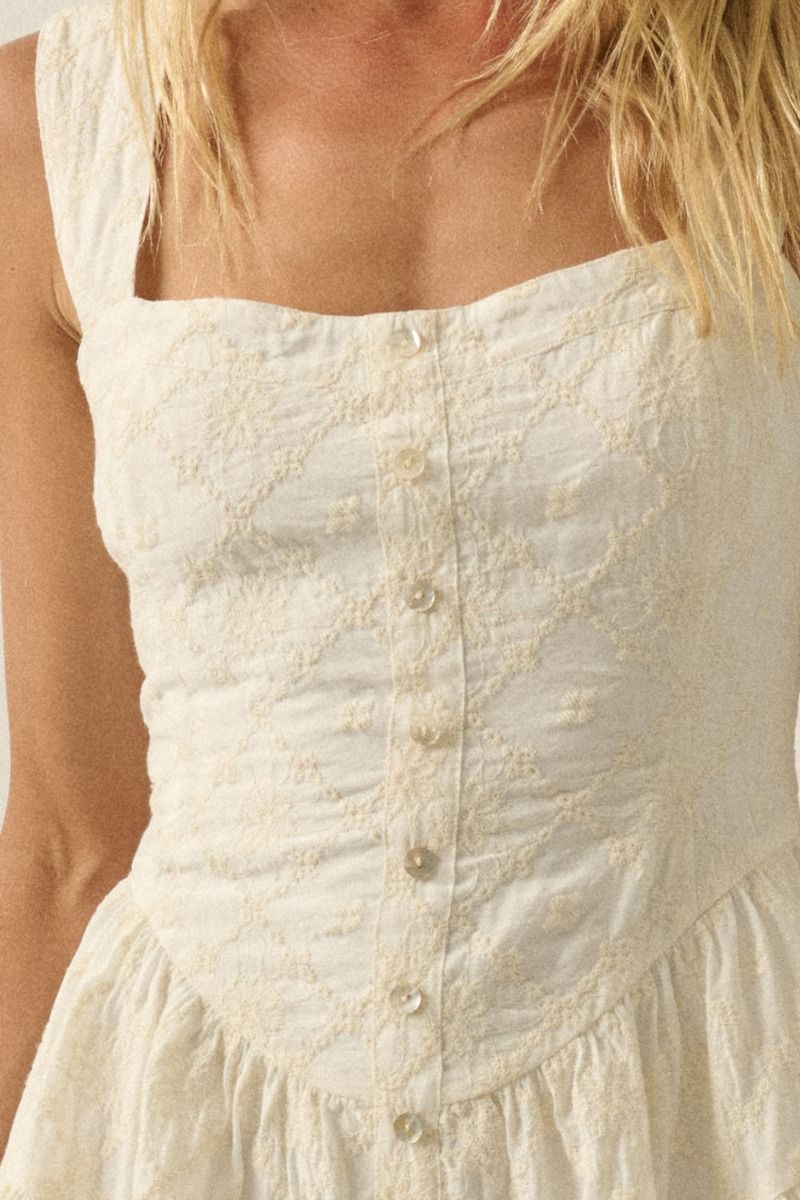 Seneca Embroidered Romper - Beloved Boutique 