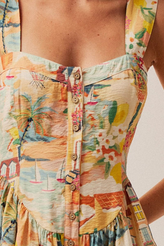 Marisol Landscape Romper - Beloved Boutique 