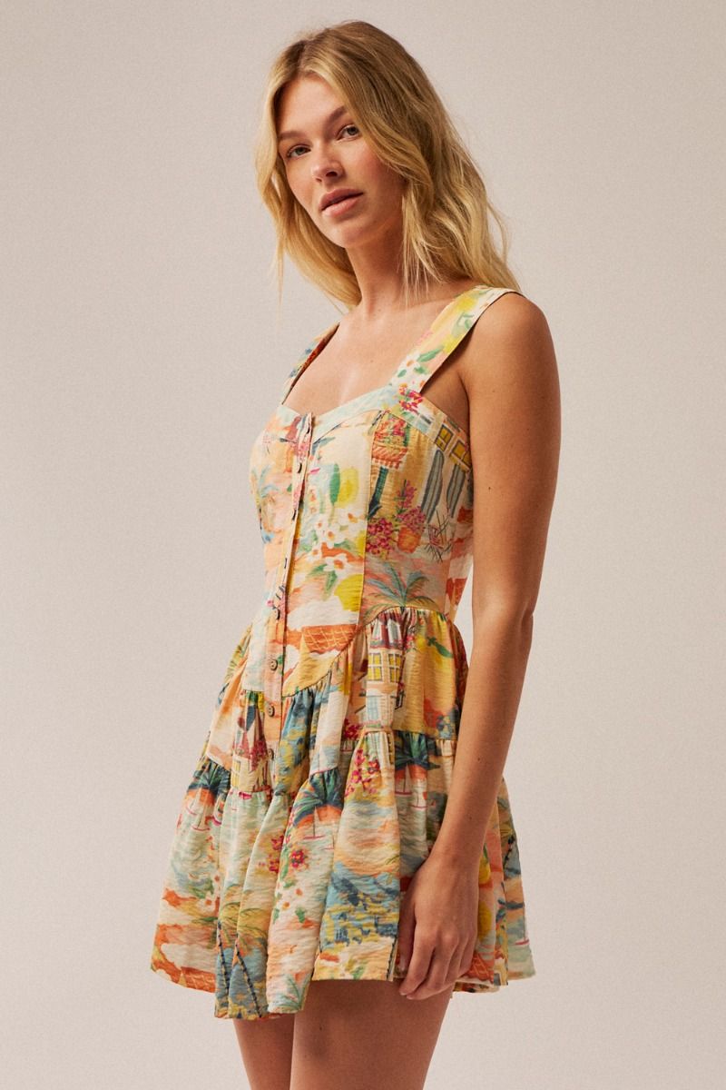 Marisol Landscape Romper - Beloved Boutique 
