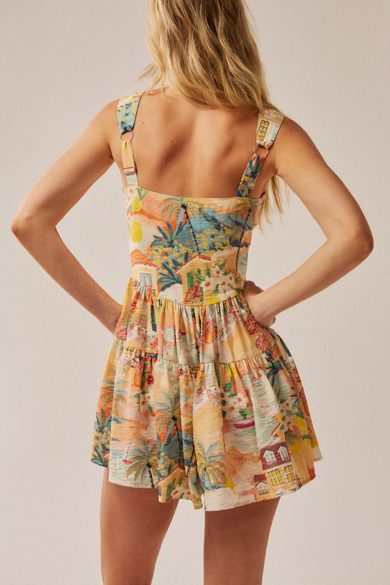 Marisol Landscape Romper - Beloved Boutique 
