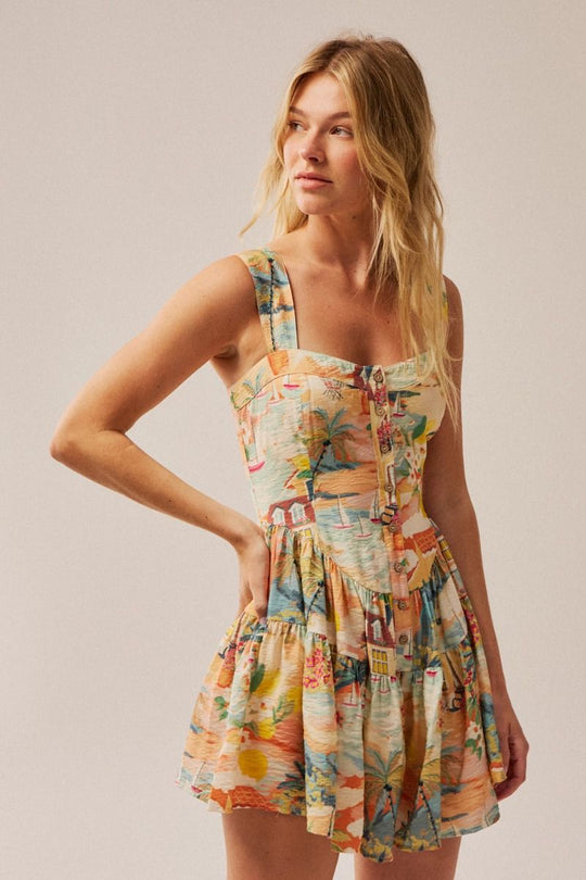 Marisol Landscape Romper - Beloved Boutique 
