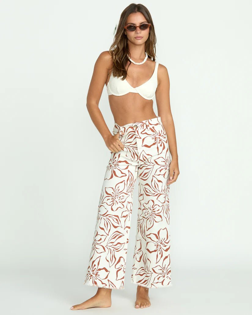 Free Fall Printed Twill Pant - Beloved Boutique