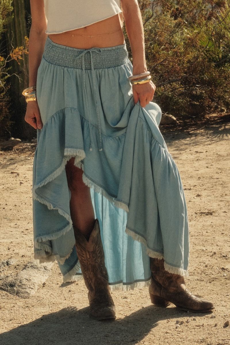 Kentucky Denim Skirt - Beloved Boutique 