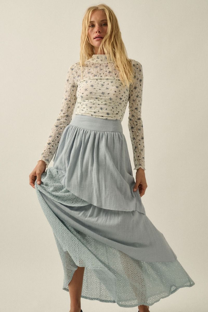 Cassia Maxi Skirt - Beloved Boutique 