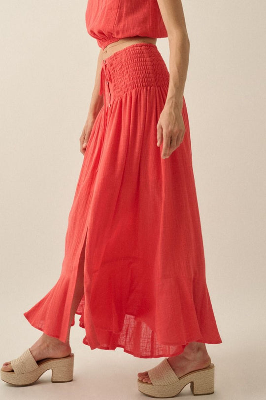 Brisa Woven Skirt - Beloved Boutique 