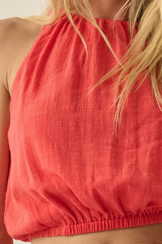 Brisa Woven Top - Beloved Boutique 