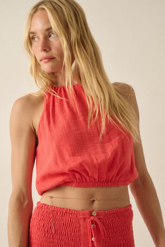 Brisa Woven Top - Beloved Boutique 
