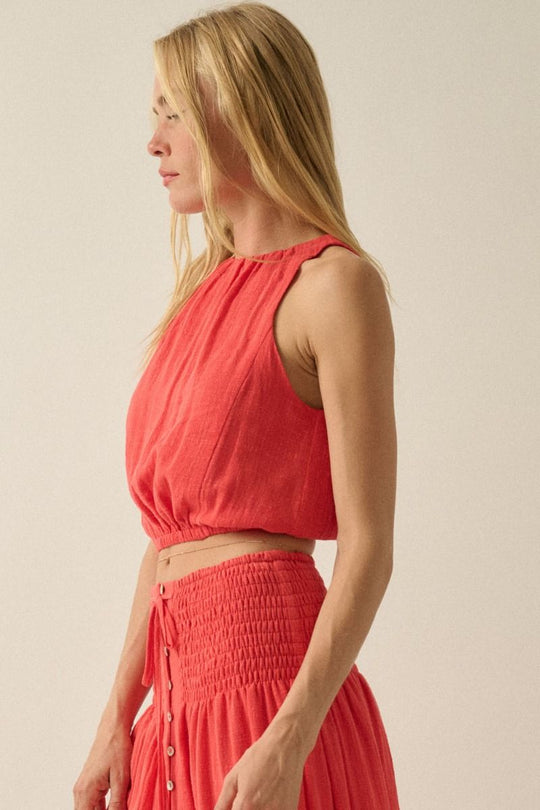 Brisa Woven Top - Beloved Boutique 
