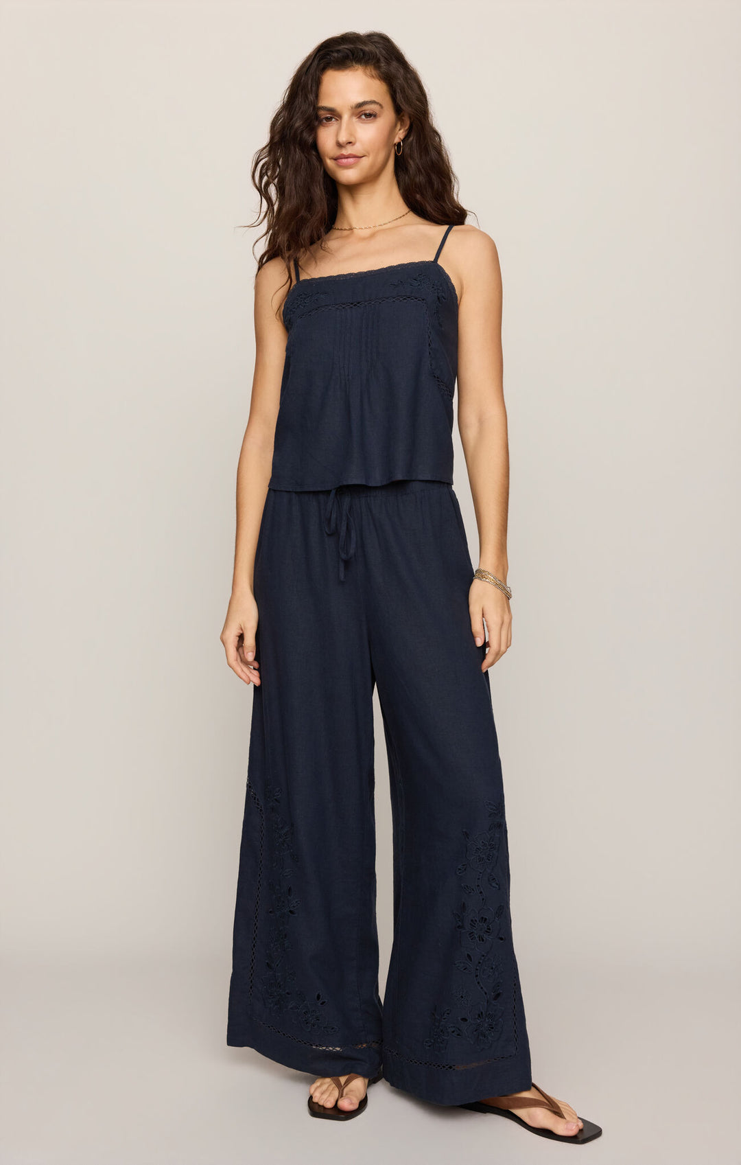 Sid Embroidered Woven Pant