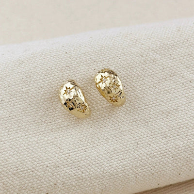 Hammered Crescent Moon Earrings - Beloved Boutique
