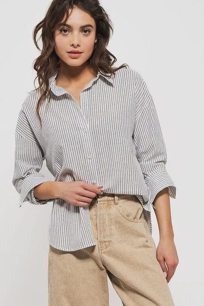 Haven Button Down Shirt - Beloved Boutique
