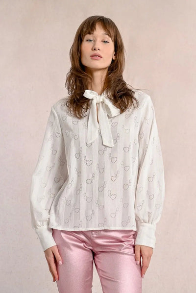 Heart Blouse - Beloved Boutique
