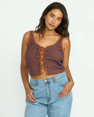 Hot Tides Knit Tank - Beloved Boutique