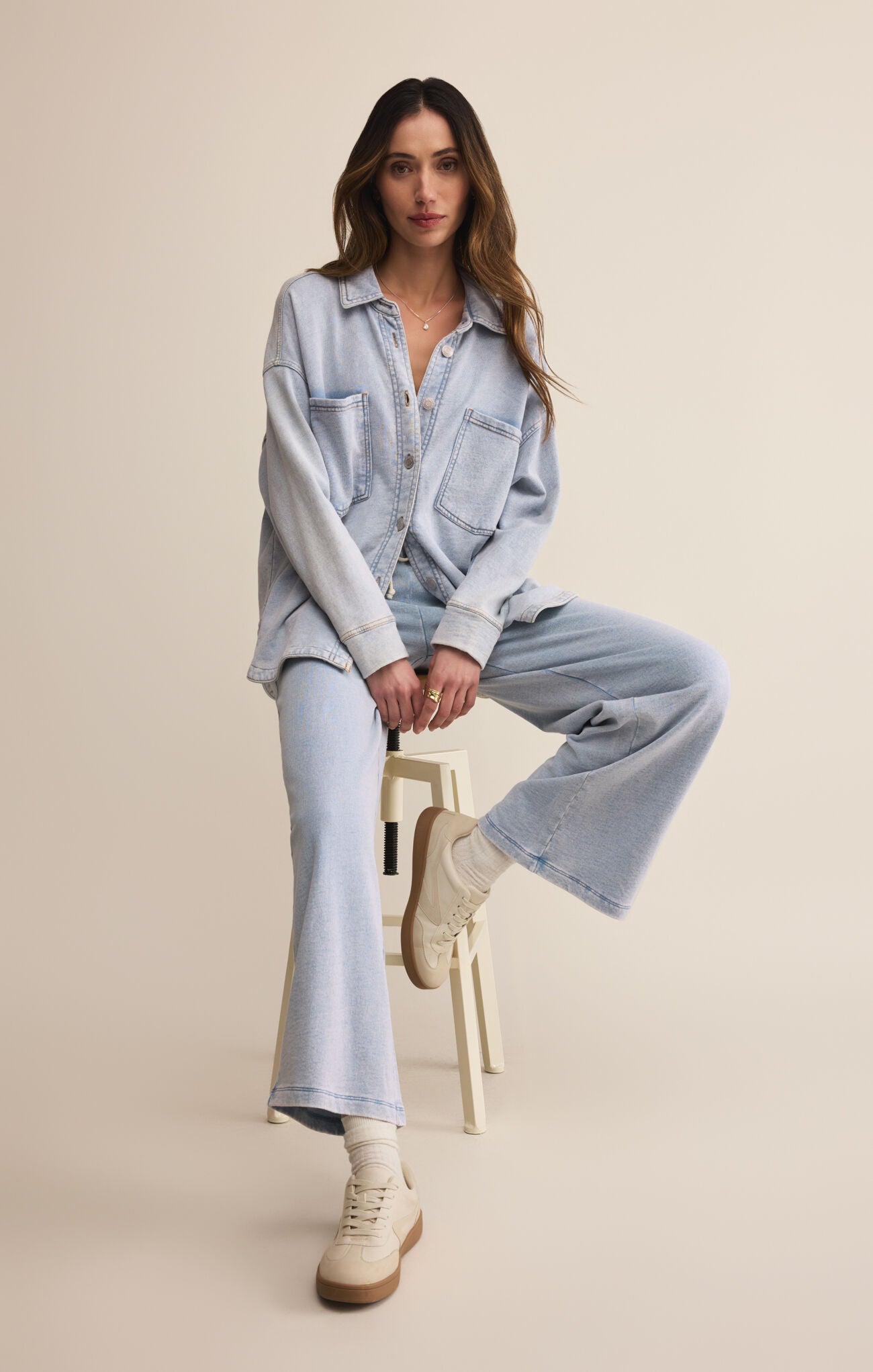 Hunter Knit Denim Pant - Beloved Boutique