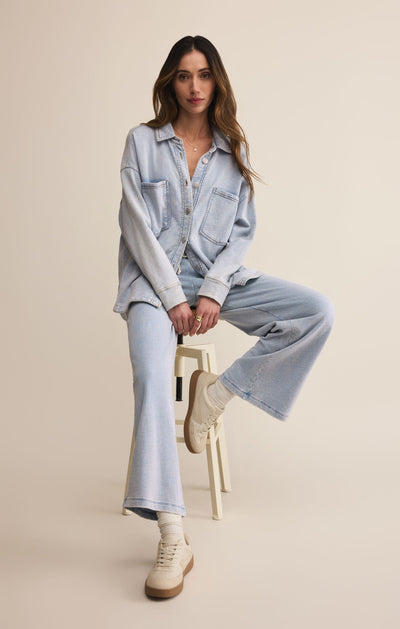 Hunter Knit Denim Pant - Beloved Boutique