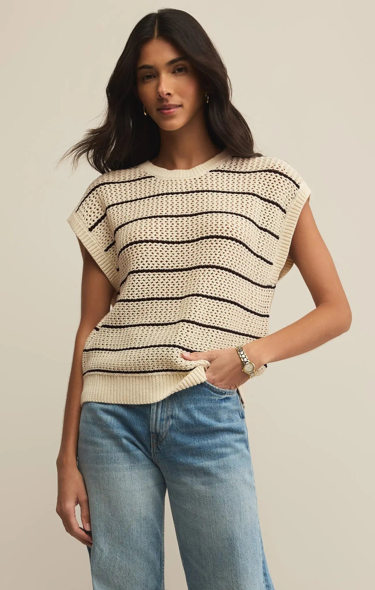 Ines Striped Sweater - Beloved Boutique