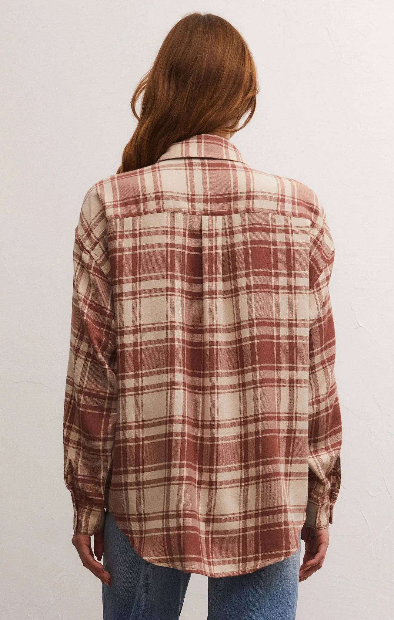 River Plaid Top
