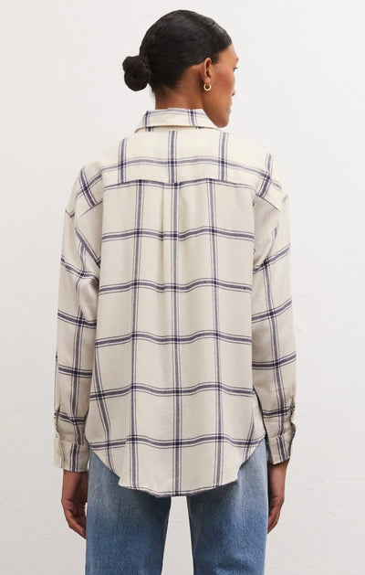 River Plaid Top