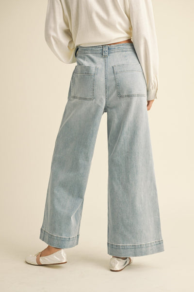 Lilly Wide Leg Denim - Beloved Boutique
