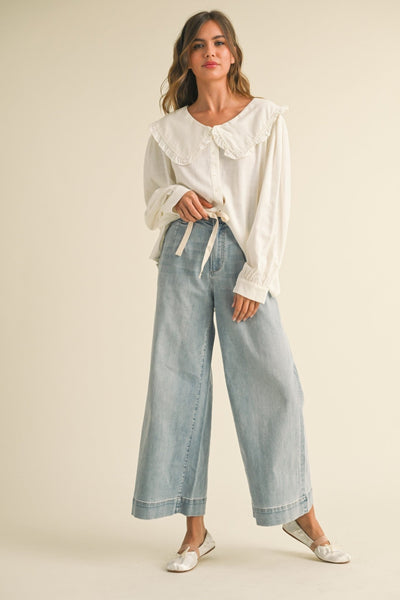 Lilly Wide Leg Denim - Beloved Boutique
