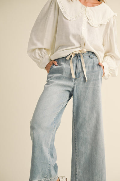 Lilly Wide Leg Denim - Beloved Boutique