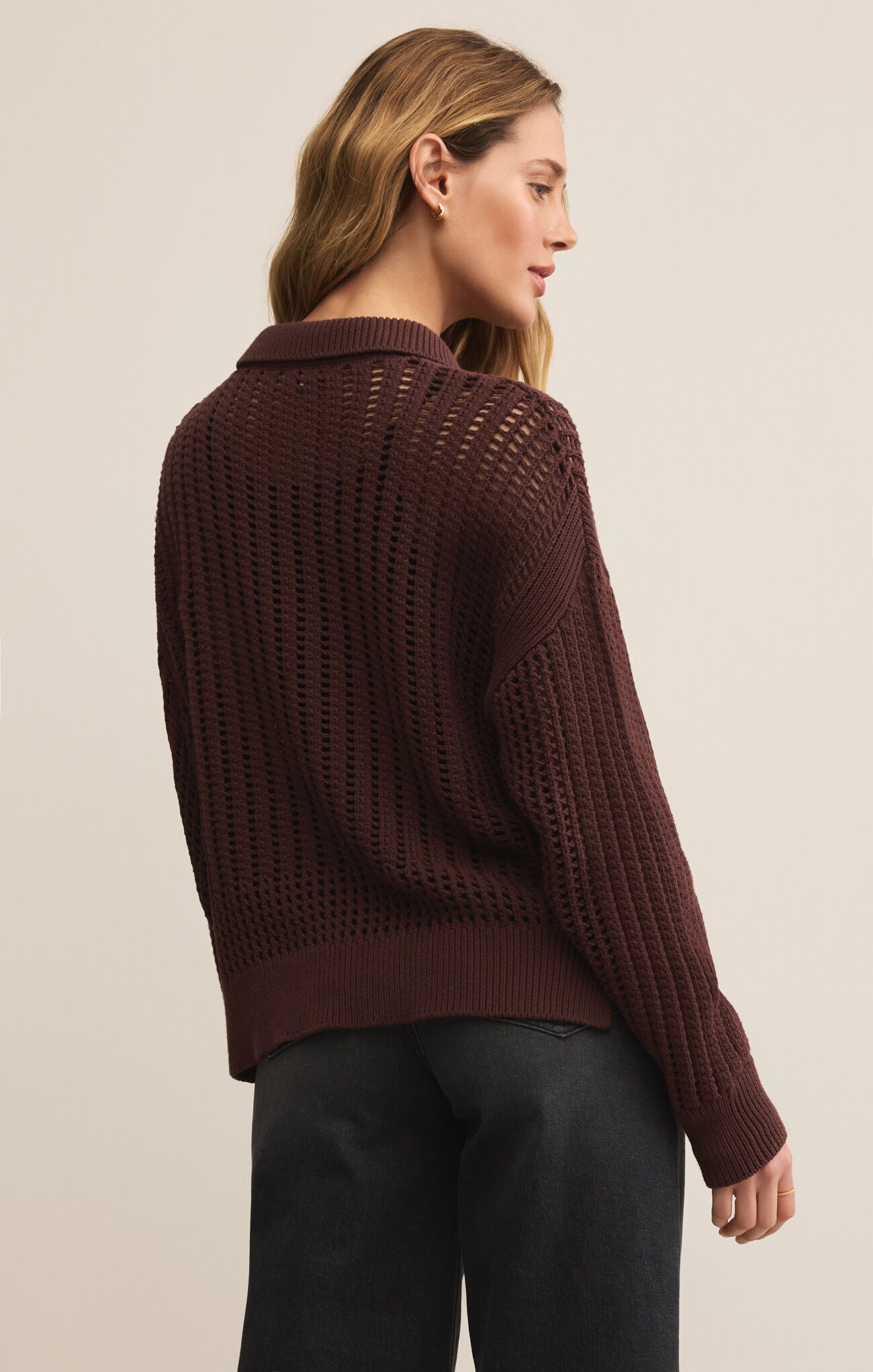 Looking Glass Polo Sweater - Beloved Boutique