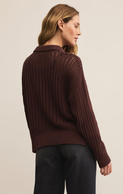 Looking Glass Polo Sweater - Beloved Boutique
