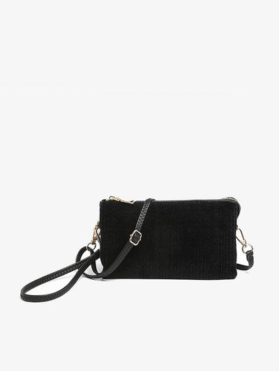 M013CHVKN Riley Chevron Knit 3 Compartment Crossbody/Wristlet - Beloved Boutique