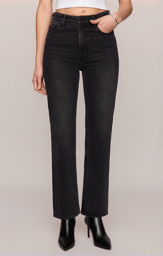 The Muse High Rise Straight Denim